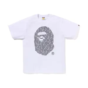 BAPE Japan Ape Head Tee White (men) by StockX