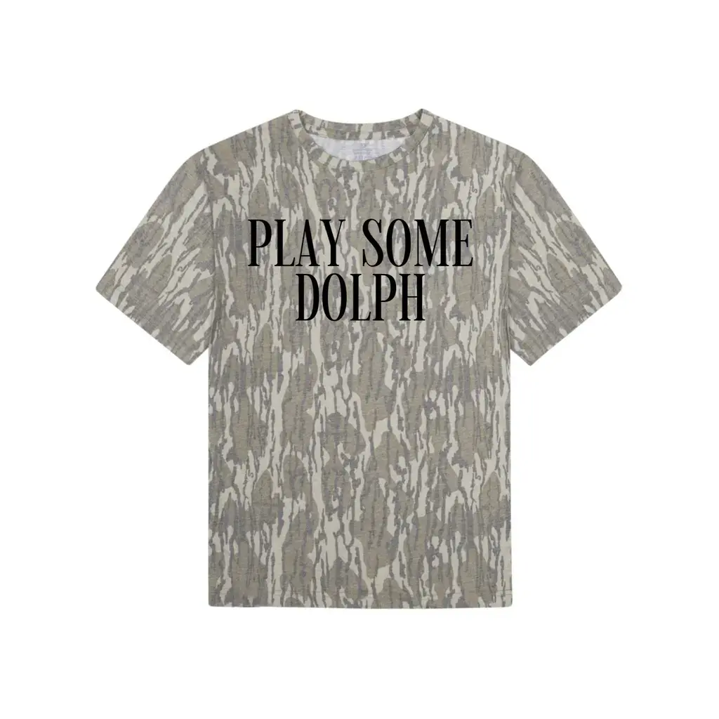 Camo Play Some Dolph Tee, Mossy Oak Bottomland T-shirt, Camo Tee
