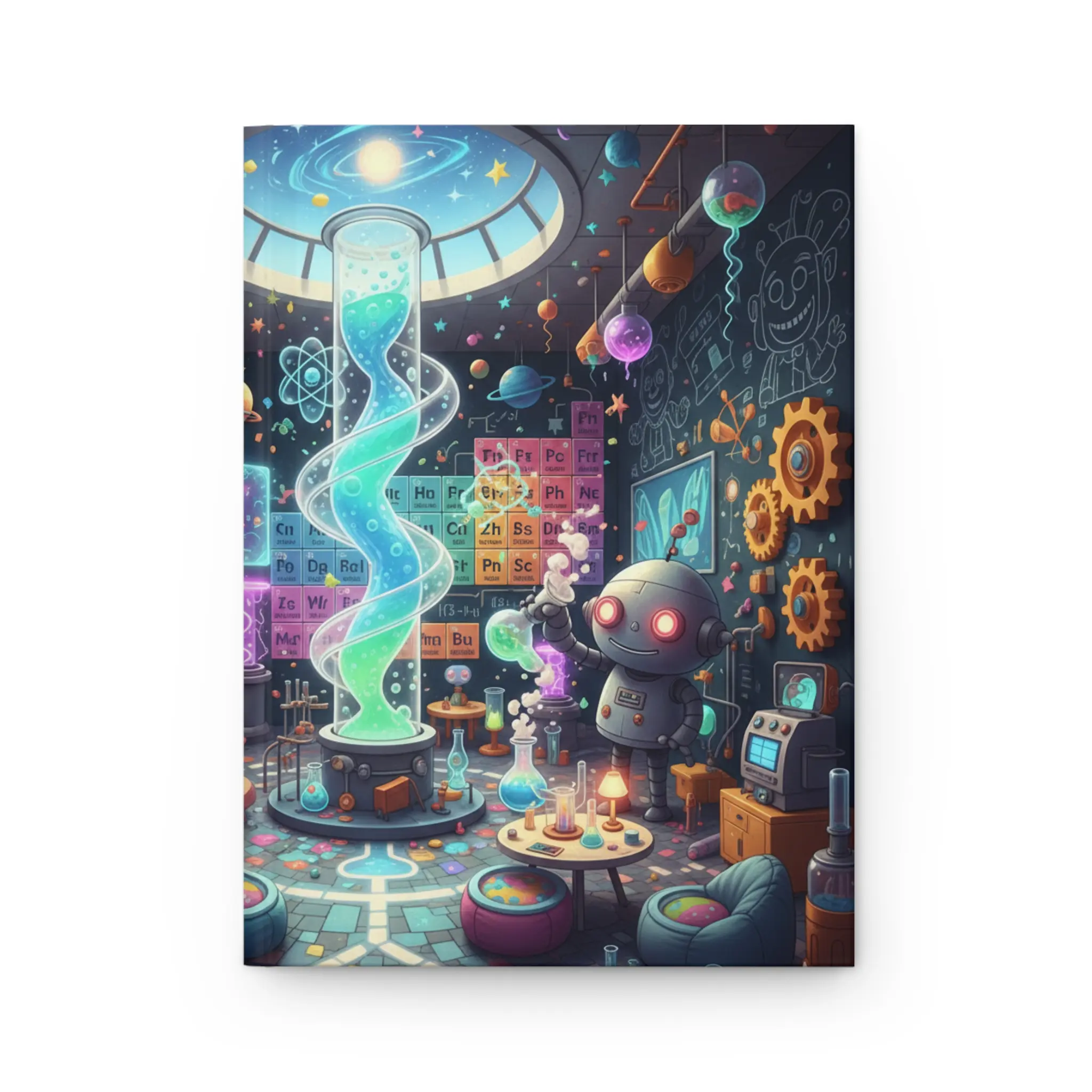 Steampunk Lab Alchemy Hourglass Journal Hardcover
