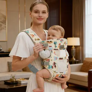 Baby Carrier for Newborns to Toddlers, Lightweight Ergonomic Design, Adjustable Straps for 7-44 Lbs, Easy to Wear, 0-24 Months