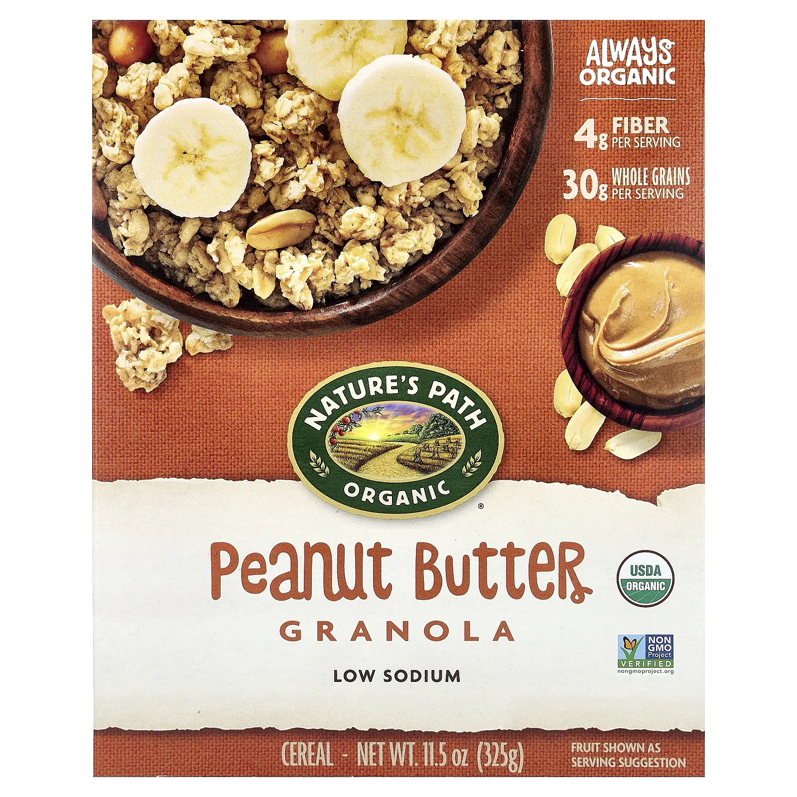 Nature's Path Organic Granola Cereal, Peanut Butter, 11.5 oz (325 g)