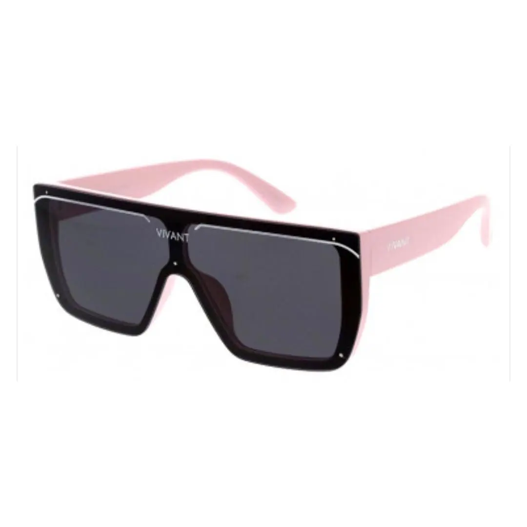 Vivant Oversized Two-Tone Shield Sunglasses tiktok shop glasses