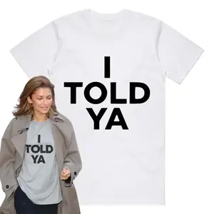 I Told Ya T-Shirt - Challangers Inspired T-Shirt - Organic Heavyweight Cotton - Handmade Screen Printed