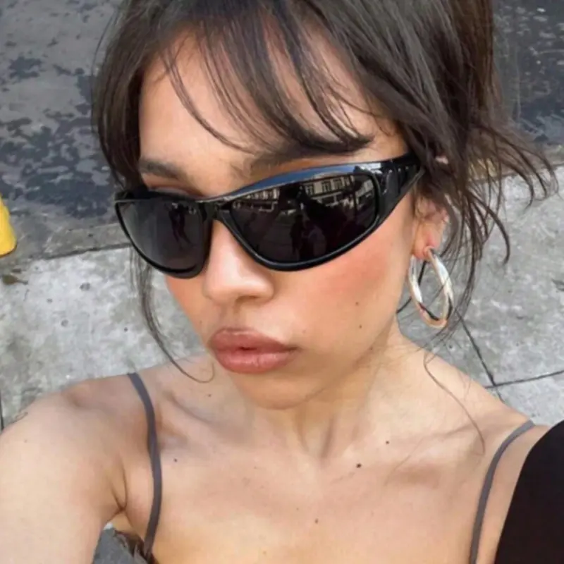 Unisex Y2K Style Fashion Casual Sunglasses for Travel & Outdoor Activities, Trendy Shades for Beach, Festivities, and Sports, Stylish Shades