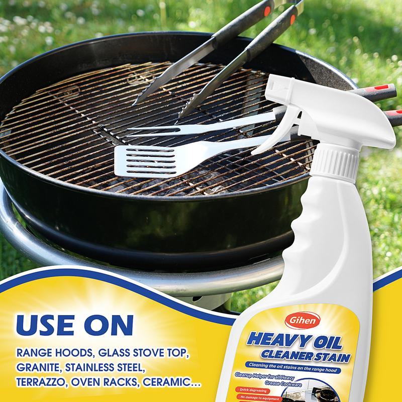 Gihen Multi-Purpose Cleaner- Effective Multi-Purpose Cleaner with Spray Nozzle Spray & Towel for Kitchen, Household, Oven, Stove, Range Hood, Sink