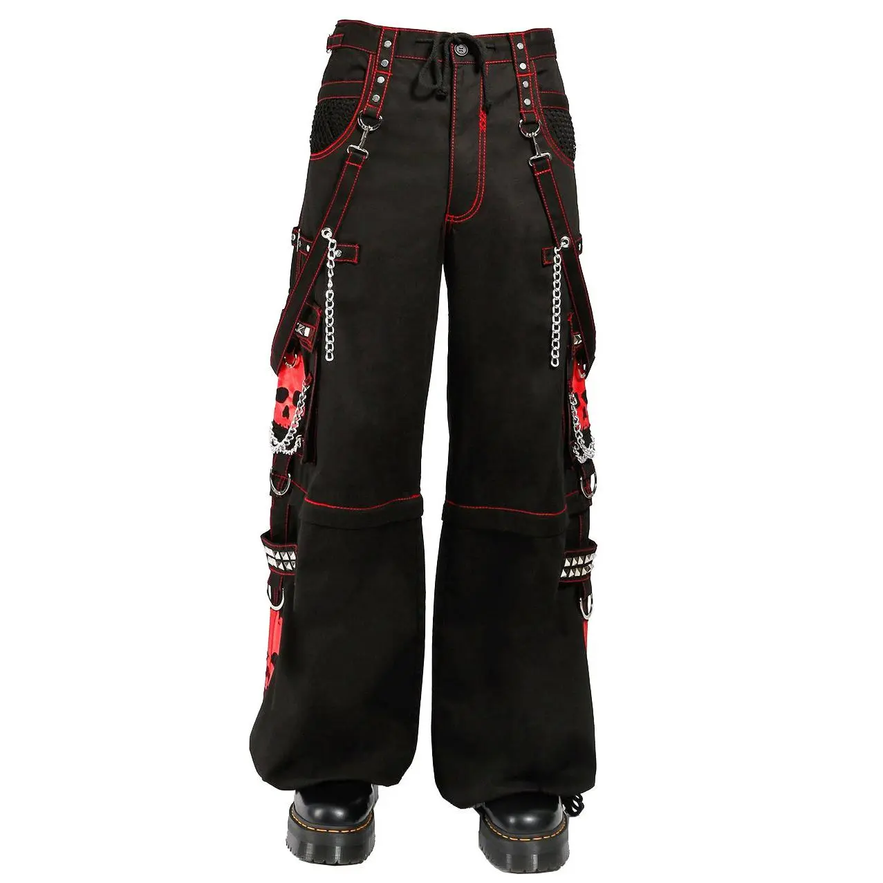 Tripp NYC Super Skull Pants [Black/Red]