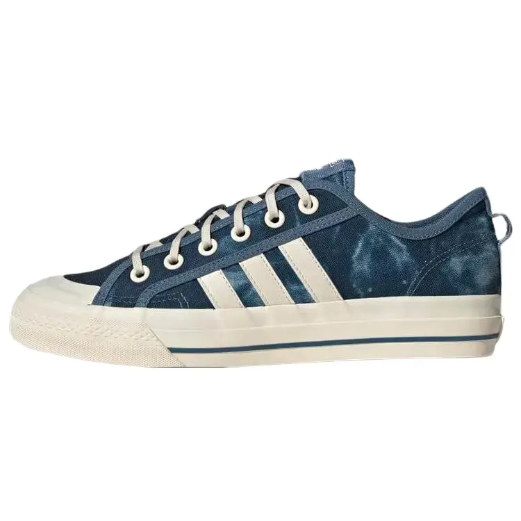 Adidas Nizza RF 'Bleached - Crew Navy' Men's, Shoe, Sneaker, Sports Shoes, Footwear, Classic, Casual Wear, Male, Athletic Sneaker, White, Gum, Lightweight