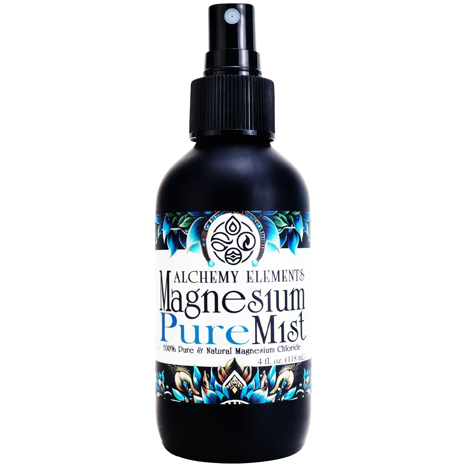 Pure Magnesium Spray with Food-Grade Magnesium Chloride, Fragrance-Free Topical Mist | Alchemy Elements