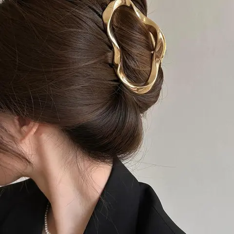 Simple Plain Hollow out Design Hair Claw for Women, Fashion All-match for Girlfriend, Fashion Hair Accessories for Party, Claw Hair Clips