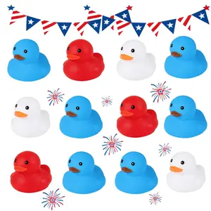 Colorful Duck Holiday Decoration - Independence Day Themed Duck Ornament, Travel Portable Exclusive Storage Bag, Party Festival Gathering Supplies, Suitable for Graduation Season, Holiday Party Gift Bag Fillers