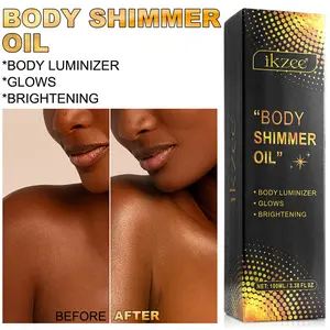 IKZEE Body Shimmer Oil European and American Highlight Oil Full Body Brightening Highlight Liquid Milk Leg Contour Highlight Oil