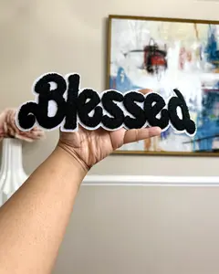 Blessed Iron-On Patch - 10" x 3.5" Premium Iron-on Patch for Shirts, Jackets, and More - Press Instructions Included