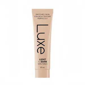 Luxe Color Changing Foundation for Women - Instantly Adapts to Your Skin Tone- Buildable Light-to-Medium,Medium Dark-to-Dark, Coverage 12-Hour Wear - Natural Dewy Finish