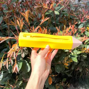 Fun Pencil-Shaped Pen Case, Ideal for School, Office, and Gifts, Pencil Organizer for Back-To-School Supplies, Creative Stationery Storage