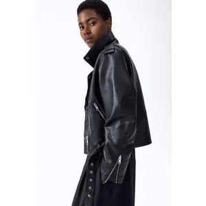 H&M Coated biker jacket