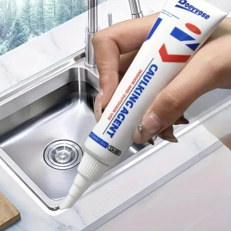 Multi-Purpose RV Tile Grout Paste, Sealant Adhesive for Kitchen & Bathroom Floors, Repair Around Sinks & Toilets, Essential Home Maintenance Tool, Grout Sealer for Floor Tile