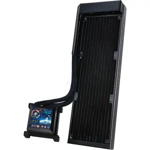 Lian-Li  2.88 in. IPS LCD Fan Hydroshift LCD 360 AIO Water Cooling System, Black