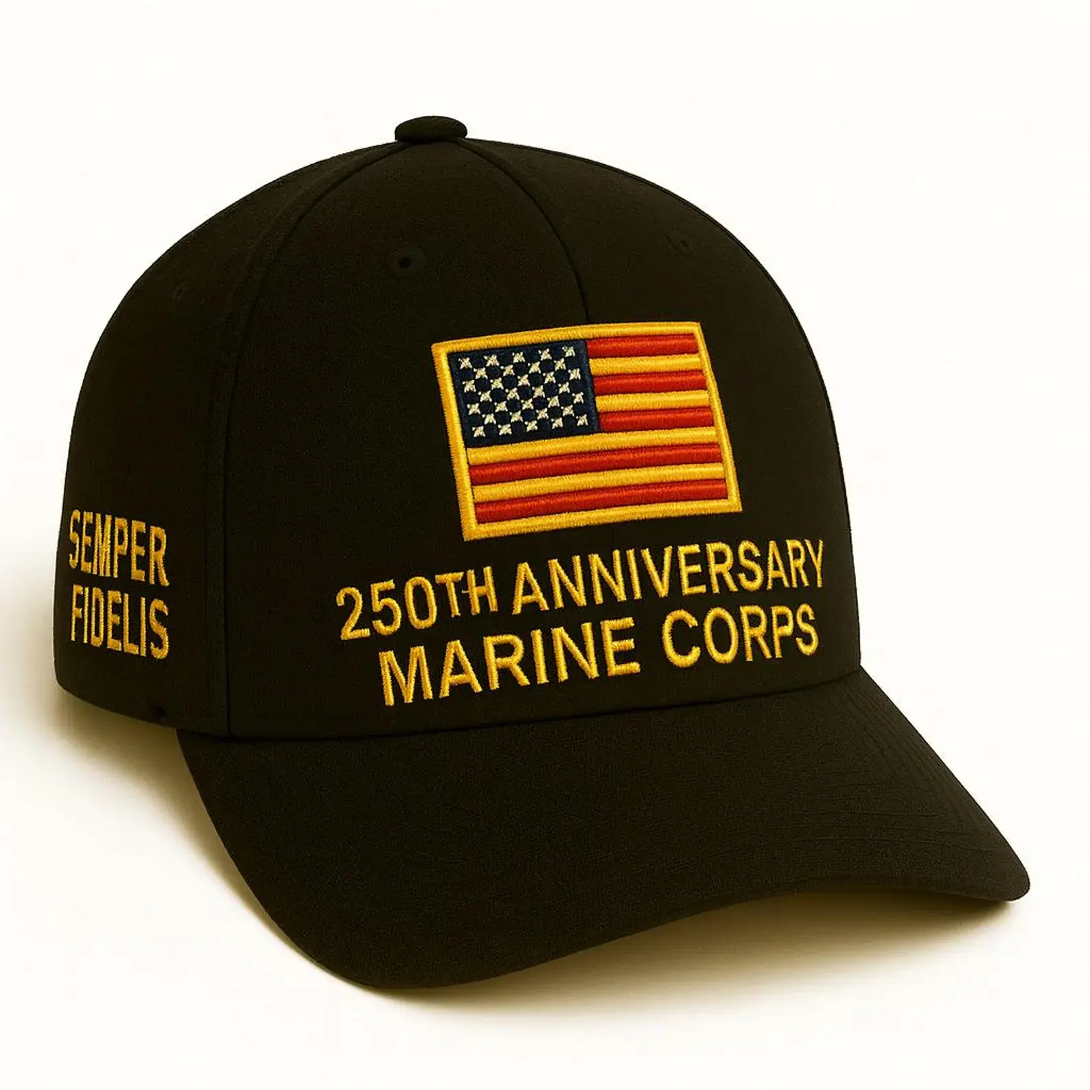250th Anniversary U.S Marines 2sides Embroidery Cap, Retro U.S Army 250th Baseball Hat, USMC Marine Corps Classic Cap, Decorations for Papa Uncle Brother Husband, Embroidered Washed Cap, Baseball Cap Full Colors For Men Women Washed Hat