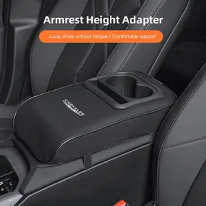 1Pcs Car Center Armrest Box Pad Car Multifunctional With Cup Holder Storage Height Increasing Pad For Chrysler 300c 200 Pacifica Phev Voyager Sebring Aspen PT Cruiser Airflow Crossfire Concorde