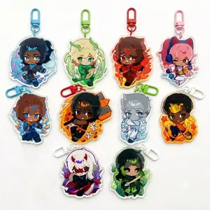 Ninja Acrylic Keychain, Perfect for decorating bags, keys, or gifts.