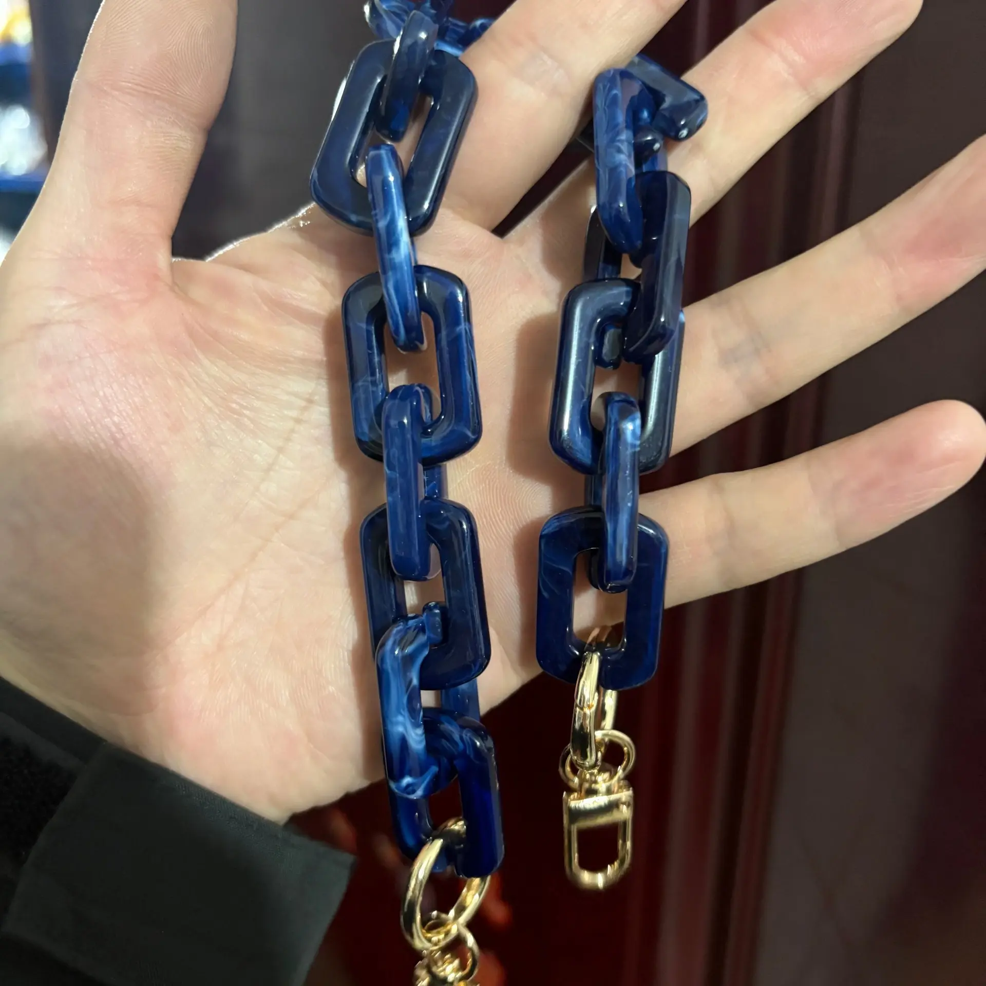 Dark Blue White
