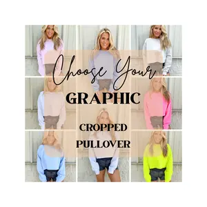 CROP *PULLOVER Graphic Top