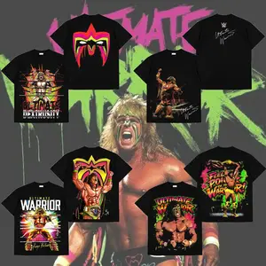 [Collection] The Ultimate Warrior V Premium Cotton T-Shirt, The Face-Painted Legend VIntage T-Shirt, The Power of the Warrior Acid Washed Shirt, Ultimate Warrior Fans Shirt, WWE Wrestling Graphic Tee for Fans, gift for WWE fans.