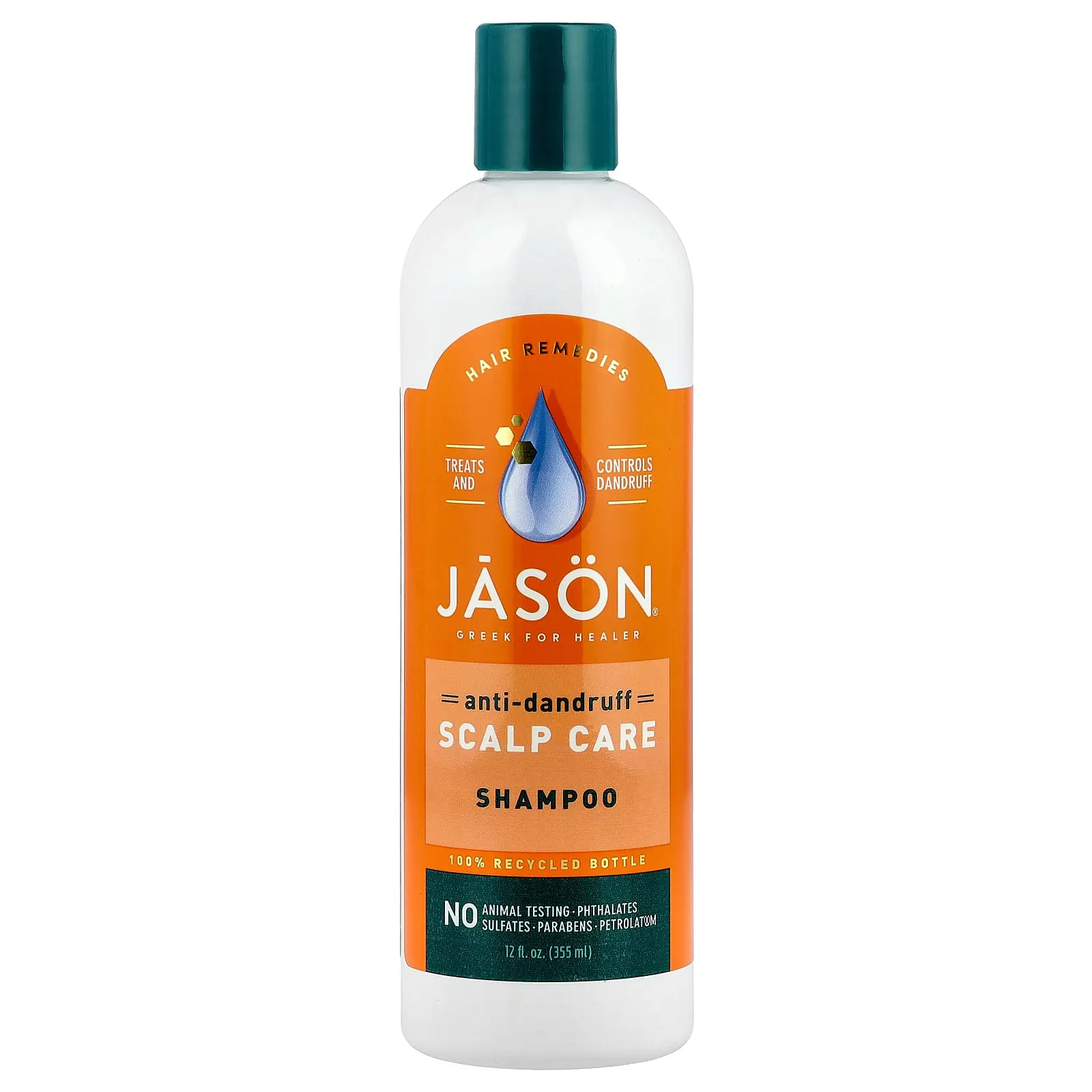 Jason Natural Anti-Dandruff Scalp Care Shampoo, 12 fl oz (355 ml) Jason Natural Anti-Dandruff Scalp Care Shampoo, 12 fl oz (355 ml)