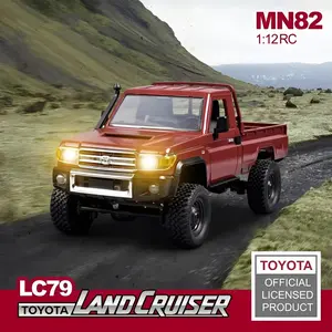 MN82 1/12 Scale RC Crawler - Scale Realism Style with Full Proportional Steering, LED Lights & 4WD Performance, Professional Hobby Grade for 14+ Adults & Collector