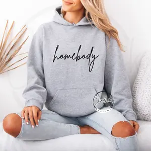 Homebody Women's Hoodie Sweatshirt - Pullover Top - Tops for Women