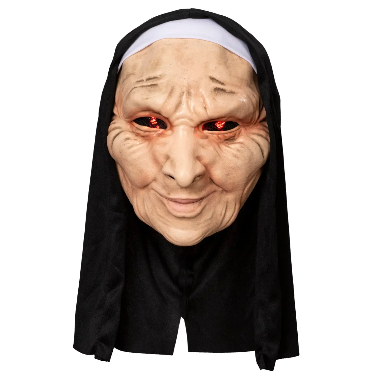 New Nun Halloween Cosplay Costume Light Up Mask New Nun Halloween Cosplay Costume Light Up Mask