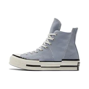 Converse Chuck 70 Plus High-Top Canvas Sneakers for Men and Women in Blue, Classic Comfort and Durable Design