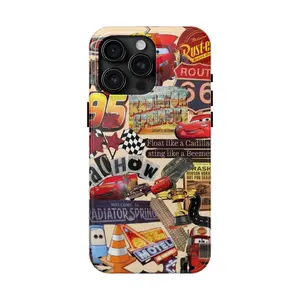 Lightning McQueen Ultimate Speed Phone Case – Cars Racing Cartoon Cover - Phone Cover for iPhone 7-17 Pro Max / for Samsung S21-S25 Ultra