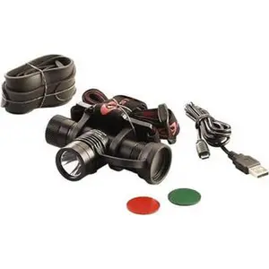 Streamlight Aluminum Body Hands-Free Flashlight - 1000 Lumens, 1200 Min Long Runtime, White LED Bulb, Black Finish, 1 Included Lithium-Ion Battery (Model 61305)