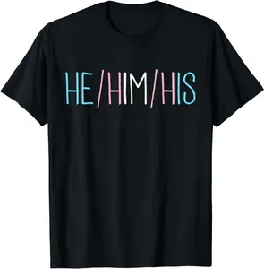 He/Him/His Trans, Transgender Cotton T-Shirt