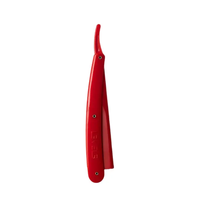 L3VEL3 Men's Care Stainless Steel Straight Razor Holder - Flawless, Lightweight, Steel-Plastic Construction for Razor Storage