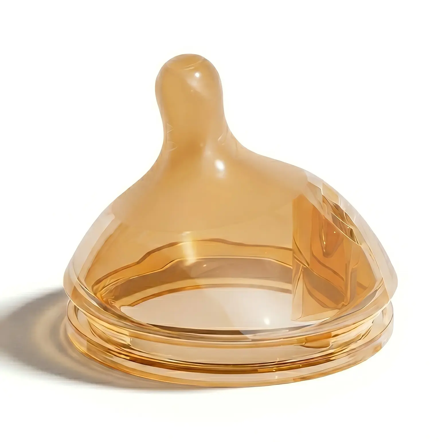 60mm Wide Neck Baby Bottle Nipples Off-Center Breast-like Silicone Teats Anti-Colic Replacement Latch BPA-Free