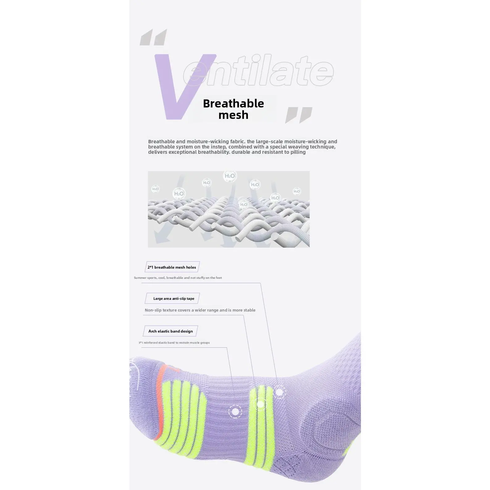 Sport's House Women's Medium Tube Tennis Socks Towel Bottom Breathable Deodorant Sports Socks