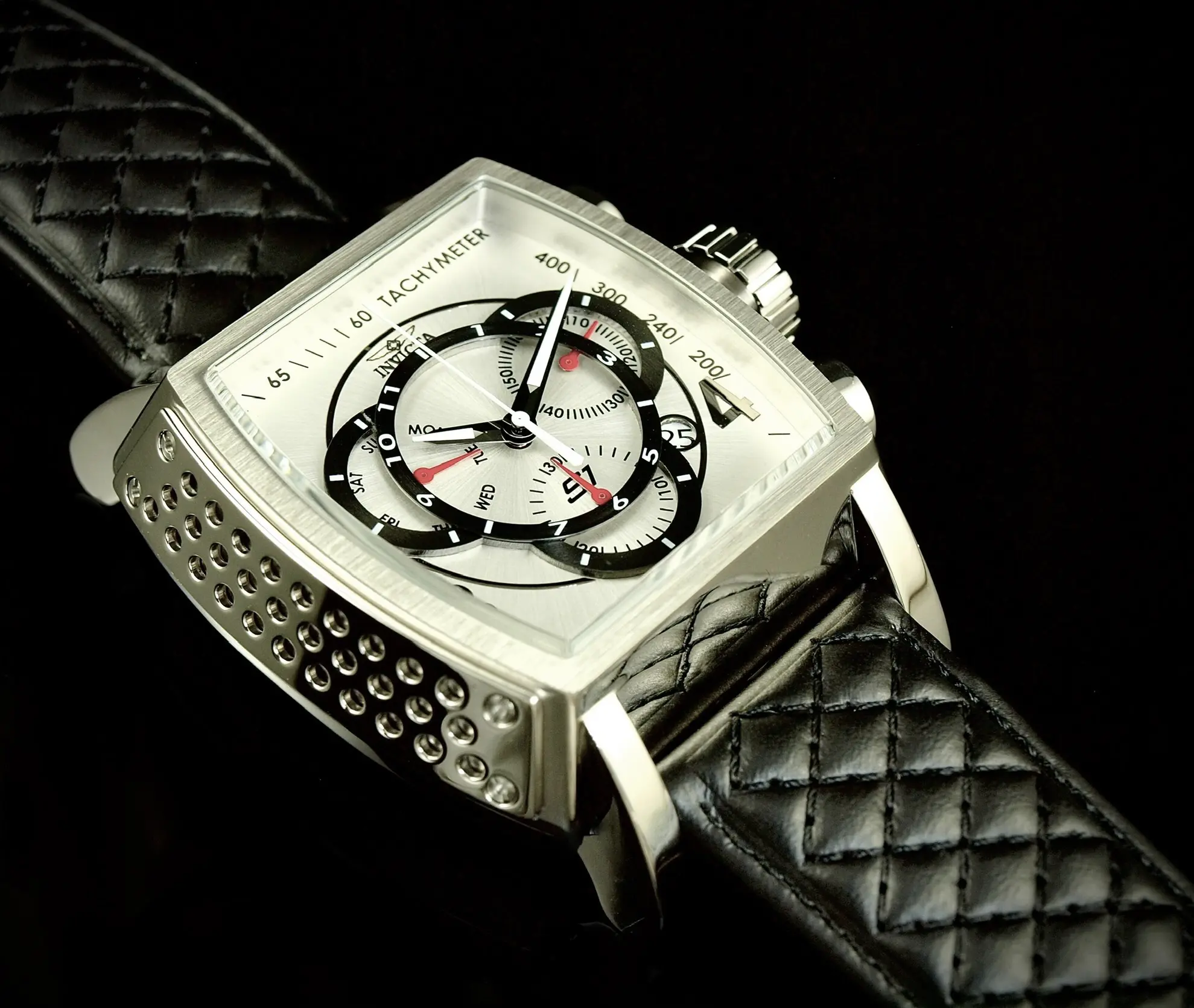 BRAND NEW Invicta Men 48mm S1 Rally SWISS MADE Z60 Chronograph SILVER DIAL Stainless Steel Watch