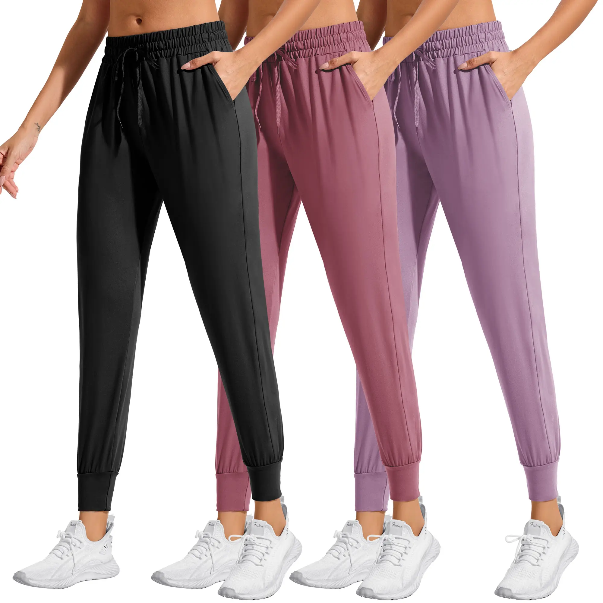 Black/ Dark Pink/ Thistle