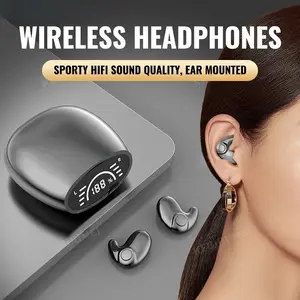 Invisible Earbuds Sleep Headphones Bluetooth 5.3 Noise Reduction Earbuds  Wireless Headsets Sport Stereo Earphones for Phone