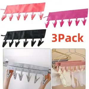 3Pack Travel Hangers Cruise Ship Essentials Accessories Portable Folding Clothes Hanger Foldable Drying Rack - Home Improvement.