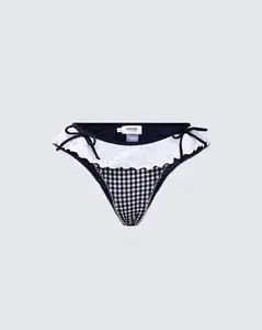 Birdie Multi Gingham Bikini Bottom