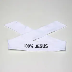 Fitting 100% Jesus Sports Headband men and women fitness sweatband