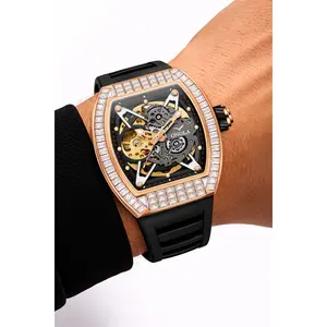 ONOLA 3838F Luxury Skeleton Automatic Watch
