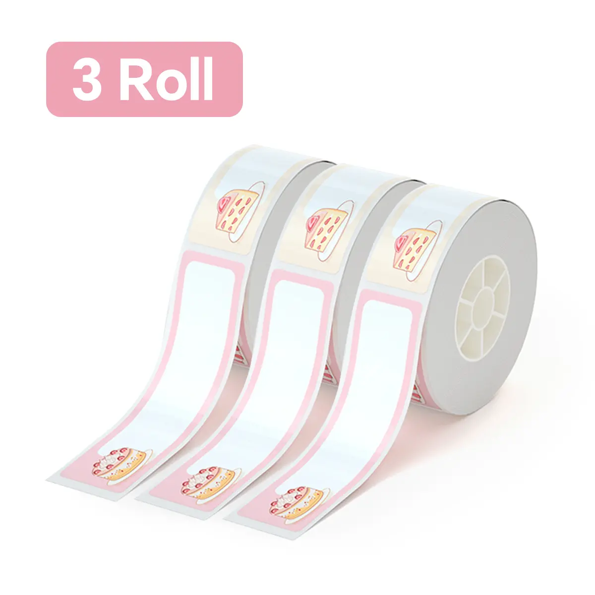 Pink White-3 Roll