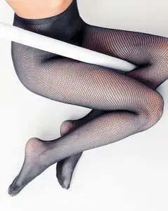 Nylon Spandex Fishnets - Charcoal