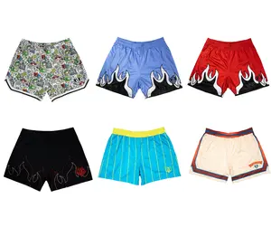 Baseball Lifestyle 101 Flame Mesh Shorts, Vintage Streetwear Basketball Shorts, Quick Dry Athletic Gym Shorts, Y2K Oversized Summer Sportswear, Trendy Men’s Activewear
