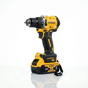 DeWalt DCF805 Compact Impact Drill 13mm Auto Chuck 66 ft-lbs (90 N·m) for Installing Shelves & Home Garage – 70 Lumen Tri-Beam LED, 34,000 Max BPM, 2-Speed Transmission, Kit with Battery & Charger – For DIY & Pros use