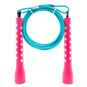 It's Glow Time Speed Rope, Adjustable Speed Rope for Men and Women, Indoor Fitness Training Speed Skipping Rope Perfect for Boxing Workout, Jump Rope for Double Unders